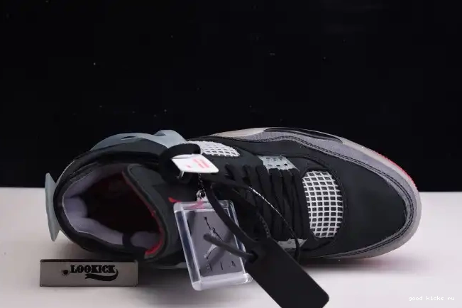 CV9388-001 x Jordan Bred Off White Air 4 Retro 0624